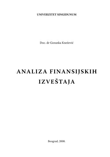 Dodatna literatura-IV poglavlje - Visoka poslovna Å¡kola strukovnih ...