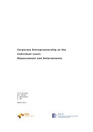 Corporate Entrepreneurship at the Individual Level: Measurement ...