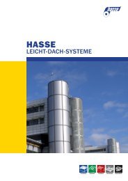 Prospekt Leichtdach-Systeme - Hasse und Sohn