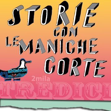 Storie con le maniche corte - Asolo Biblioteca - ASOLO.it