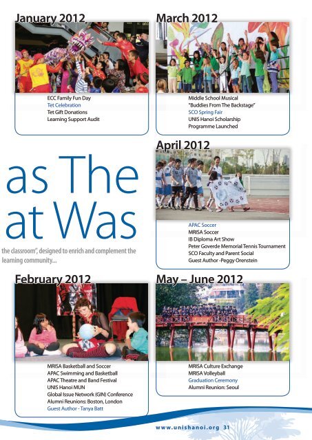 Annual Report 2011-2012 - United Nations International School of ...