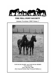Fell pony News Letter 2000 Autumn.2.pub - The Fell Pony Society