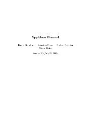 Spyglass User Guide - fronts
