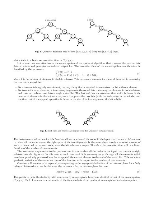 Recursion Patterns and Time-analysis - Departamento de ...