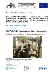 Service Contract No 2007 / 147-446 - Swaziland