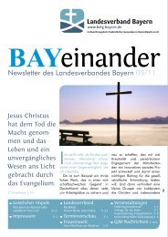 BAYeinander 05-2011.pdf - Baptisten Bayern