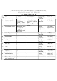 LIST OF GOVERNMENT LAW OFFICERS IN ... - Keralalawsect.org