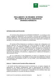 reglamento de rÃ©gimen interno del comitÃ© de etica asistencial ...