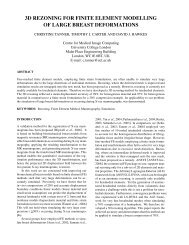 3D Rezoning for Finite Element Modelling of Large - UCL ...