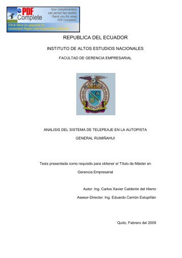 Carlos Calderon.pdf - Repositorio Digital IAEN - Instituto de Altos ...