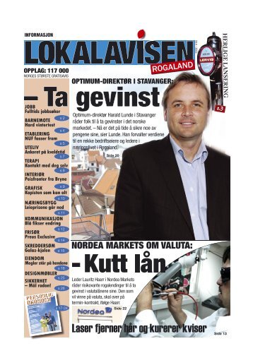 OPPLAG: 117 000 - Lokalavisen