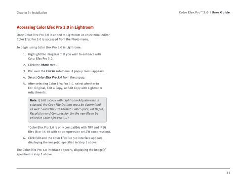 Color Efex Pro 3.0 User Guide