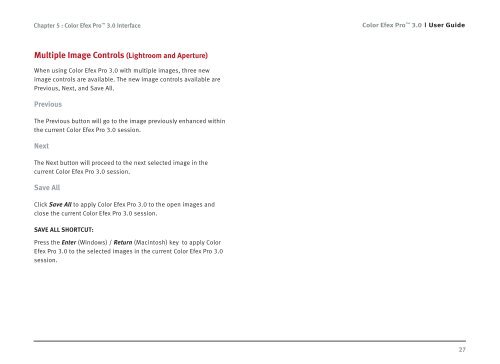 Color Efex Pro 3.0 User Guide