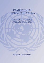 compendium final sr pdf.qxd - United Nations in Serbia