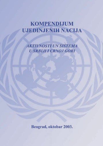 compendium final sr pdf.qxd - United Nations in Serbia