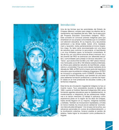 Revista EducaciÃ³n y Ciudad - EdiciÃ³n nÃºmero 21 - IDEP