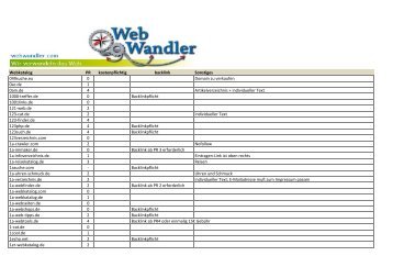 Webkatalog-Liste download als PDF
