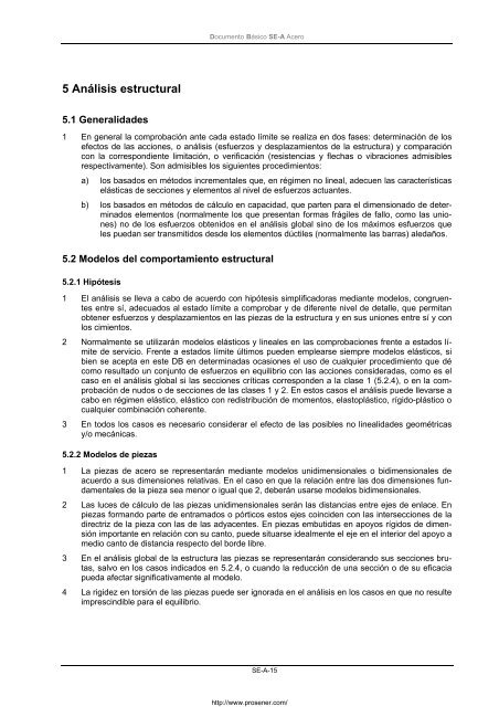 Documento BÃ¡sico SE. Seguridad estructural