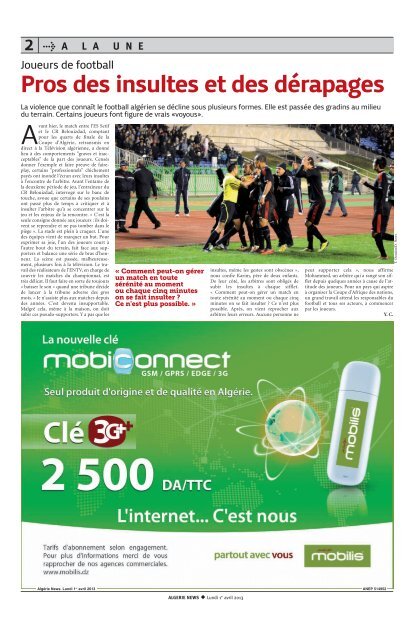 Mise en page 1 - Algérie news quotidien national d'information