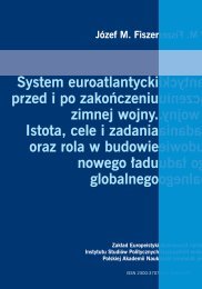 System euroatlantycki przed i po zakoÅczeniu zimnej wojny. Istota ...