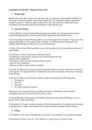 Constitution Of The DCU Ultimate Frisbee Club 1 ... - Redbrick - DCU