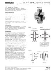 Falk Torus Type WA10, WA11, WA21, Sizes 20-160, 1020 ... - Rexnord