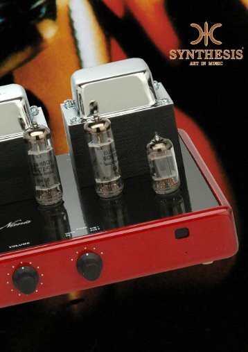 15W Integrated Stereo Tube Amplifier - SYNTHESIS Art In Music