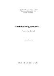 Deskriptivn´ı geometrie 1