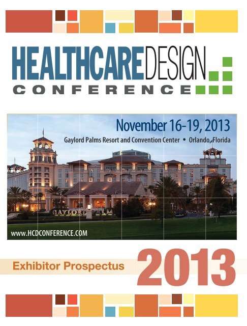 2013 Conference Prospectus - Healthcare Design Magazine