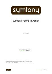 symfony Forms in Action