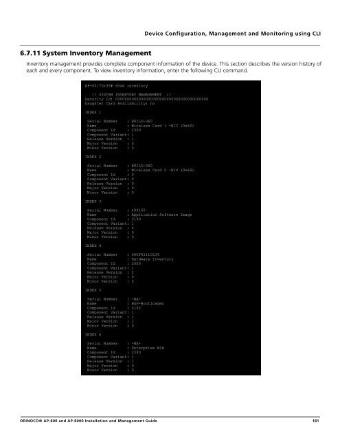 ORiNOCO® Access Points Installation and Management Guide ...