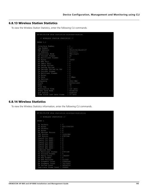 ORiNOCO® Access Points Installation and Management Guide ...