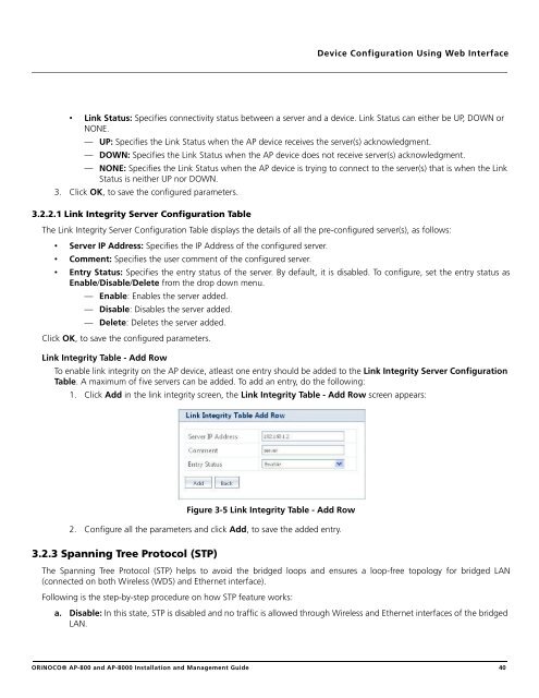 ORiNOCO® Access Points Installation and Management Guide ...