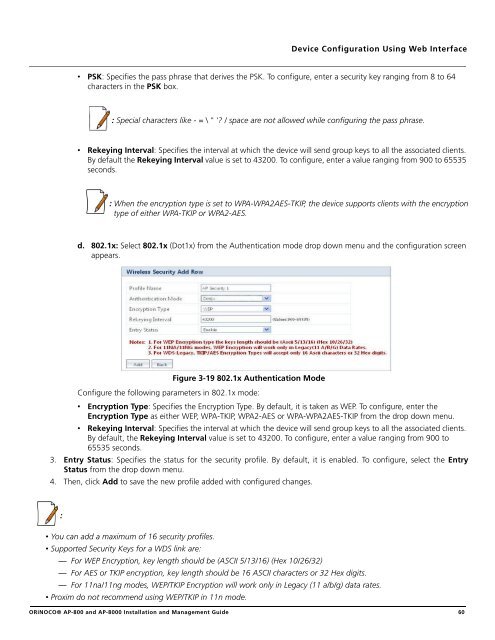 ORiNOCO® Access Points Installation and Management Guide ...