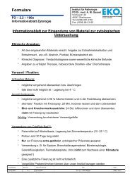 Informationsblatt zur Einsendung von Material zur zytologischen ...