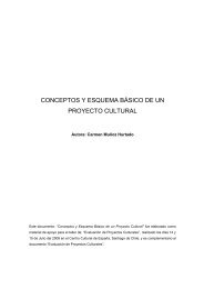 conceptos y esquema bÃ¡sico de un proyecto cultural - Carlos III ...