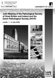 2008 Summer Meeting - Leeds - The Pathological Society of Great ...