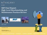 SRP Final Report: High Level Benchmarking and ... - Salt River Project