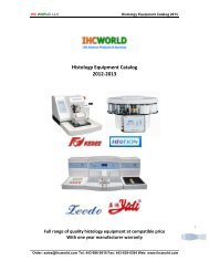 Histology Equipment Catalog - IHC World