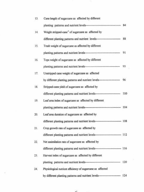 IMPACT OF PIIIMING PATTENNS AND NUTRIENT MANAGf,,MENT ...