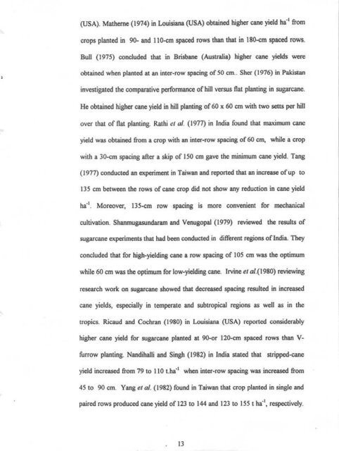 IMPACT OF PIIIMING PATTENNS AND NUTRIENT MANAGf,,MENT ...