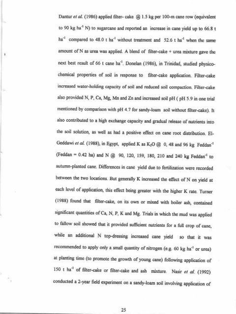 IMPACT OF PIIIMING PATTENNS AND NUTRIENT MANAGf,,MENT ...