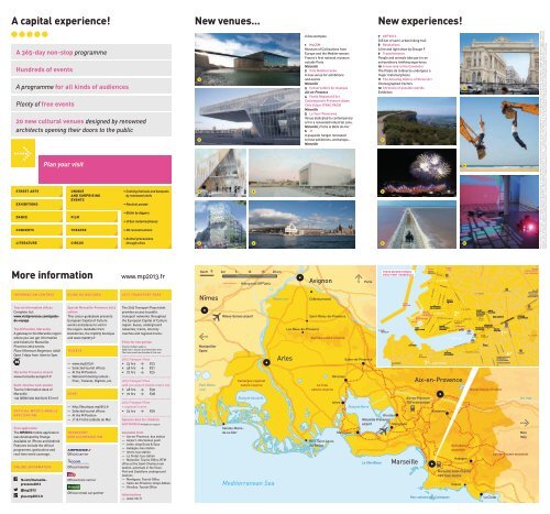 Download the tourism leaflet - Marseille Provence 2013