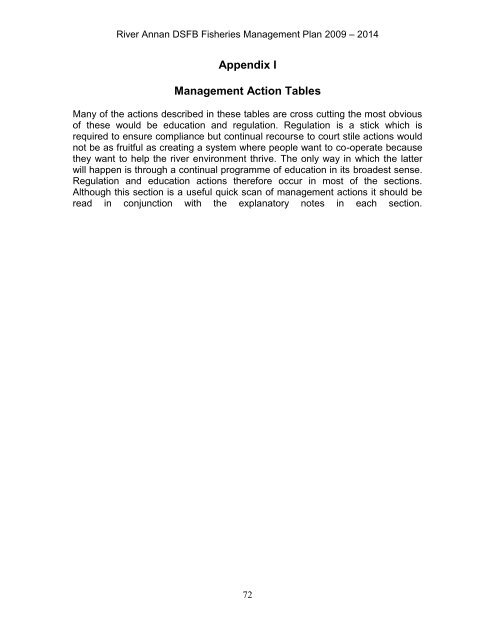 Annan Fishery Management Plan - RAFTS