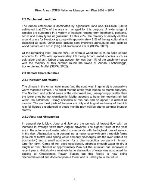 Annan Fishery Management Plan - RAFTS