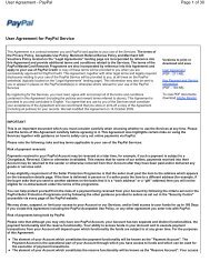 Page 1 of 30 User Agreement - PayPal