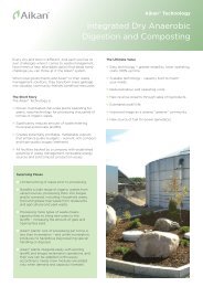 Integrated Dry Anaerobic Digestion and Composting - Aikan