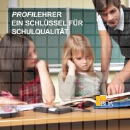 profilehrer ein schlüssel für schulqualität lehrerleitbild als orientierung