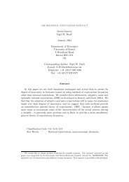 are irrational expectations rational? David Demery Nigel W. Duck1 ...