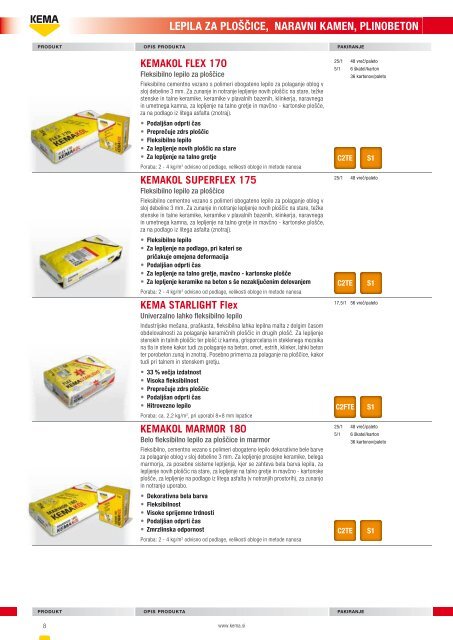 Katalog produktov 09/10 - Kema.si